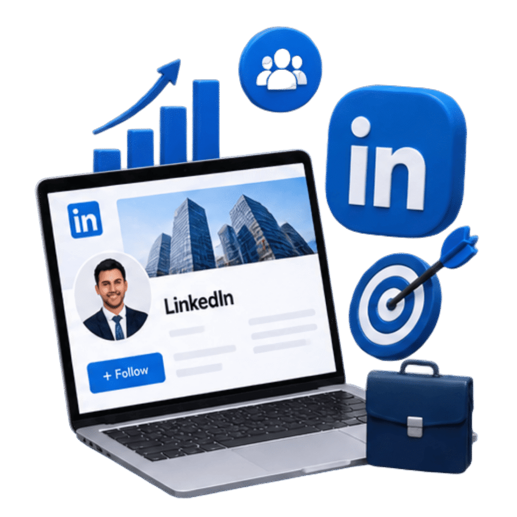 LinkedIn marketing services for B2B visibility professional engagement and lead generation