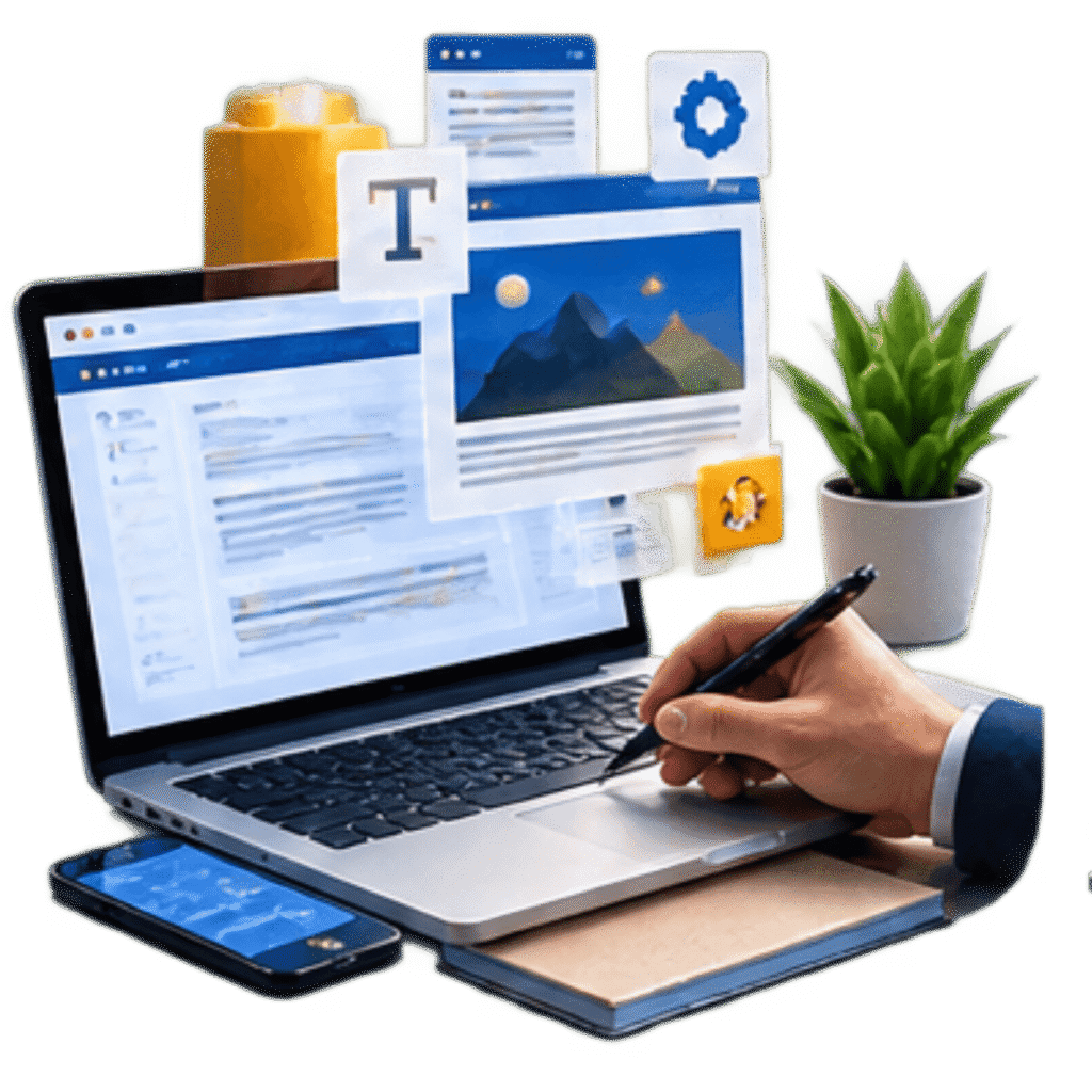 On-page SEO optimization for content headings meta tags and internal links