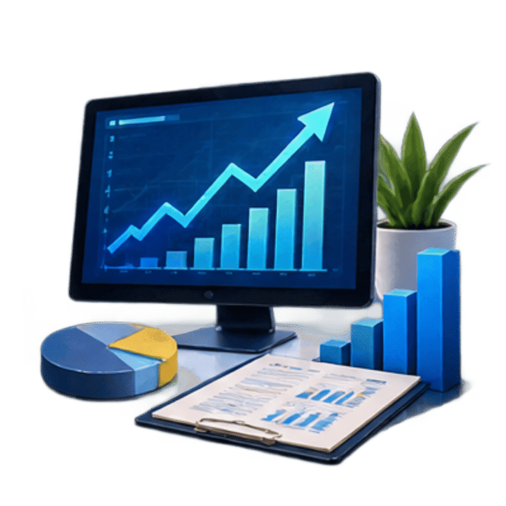 SEO reporting and analytics tracking rankings organic traffic and search performance