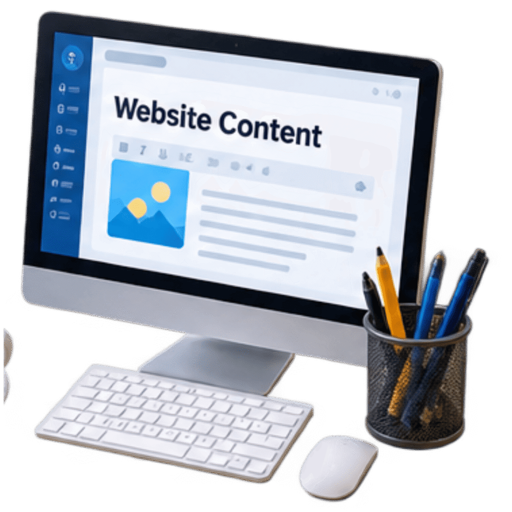 Creative design and video production for engaging digital marketing content